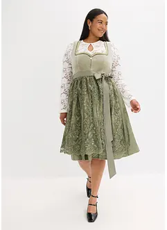 Dirndl med paljett-forkle (2-delt sett), bonprix