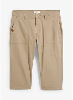 Lang bermudashorts i ren bomull, Regular Fit, bonprix
