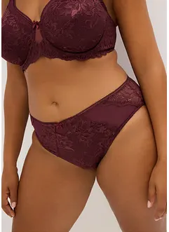 Truse med høy midje og nydelige blonder, bonprix