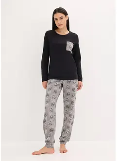 Pyjamas i 100% bomull, bonprix
