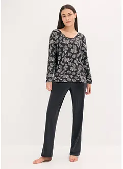 Pyjamas i 100% bomull, bonprix