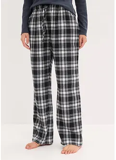 Vevet pyjamasbukse av flanell, bonprix