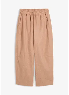 Barrel bukse i ullstil, bonprix