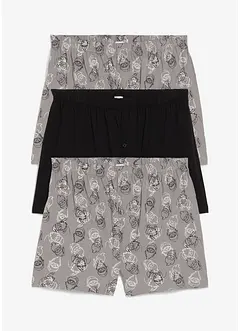 Vid boxershorts med økologisk bomull (3-pack), bonprix