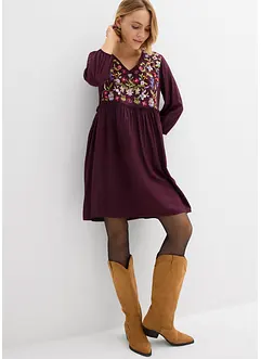 Tunikakjole i lett viskose, bonprix