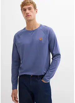 Langermet shirt i 100% økologisk bomull (2-pack), bonprix