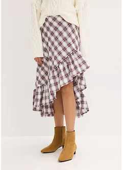 Skjørt med asymmetrisk fald, bonprix