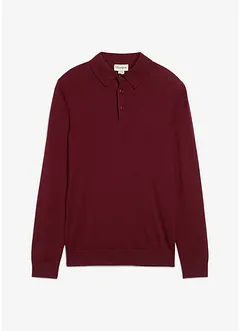 Finstrikket genser med fin merionull, Slim Fit, bonprix