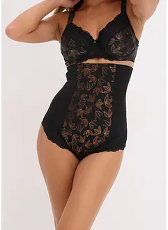 Shape-truse med høy midje i skimrende materiale, sterkt formende, bonprix