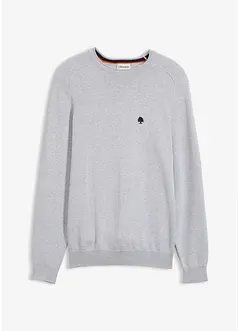 Finstrikket genser med resirkulert bomull, bonprix