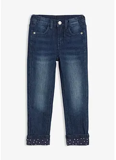Termojeans med jerseyfôr, Slim Fit, bonprix