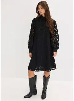 Minikjole i blondemateriale, bonprix