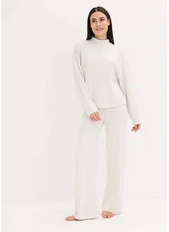 Loungewear-kosedress i mykt ribbemateriale, oversized, bonprix