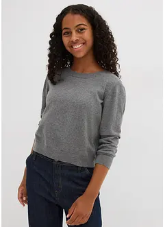 Finstrikket genser, bonprix