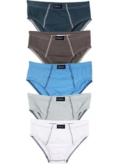 Truse med myk økologisk bomull (5-pack), bonprix