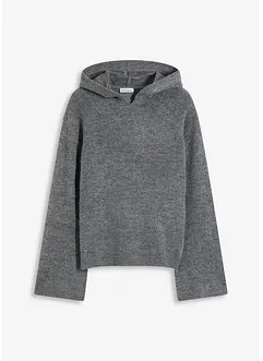 Strikket hettegenser, bonprix