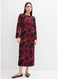 Midikjole i sateng, bonprix