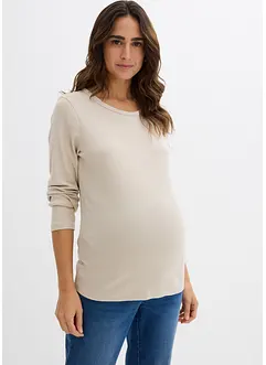 Mammatopp i ribbemateriale i 100% bomull (2-pack), bonprix