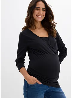 2-i-1-mammatopp i økologisk bomull (2-pack), bonprix