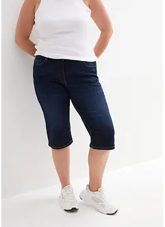 Bermudashorts i denim Mid Waist, komfortlinning, bonprix