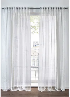 Gardin i materiale med glans (1-pack), bonprix