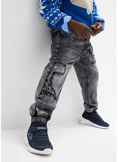 Varmende, Regular Fit pull on-jeans med jerseyfôr, bonprix