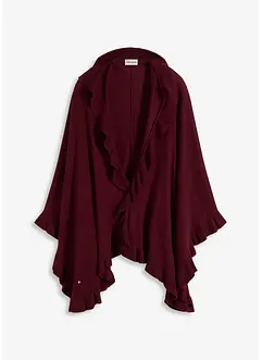 Poncho med kasjmirandel, bonprix