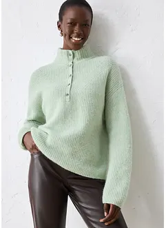 Oversized ullgenser med alpakka, bonprix