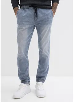 Regular Fit slip on-jeans med stretch, Tapered, bonprix