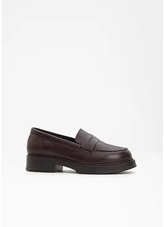 Loafers i skinn, bonprix