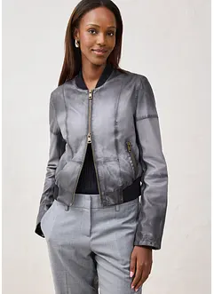 Skinnjakke i lammenappa, bonprix