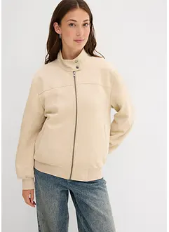 Jakke i imitert semsket skinn, bonprix