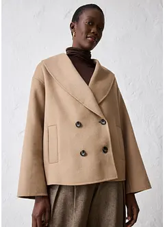 Jakke i myk ullmiks, bonprix