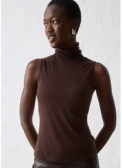 Topp i mykt materiale med ull, bonprix