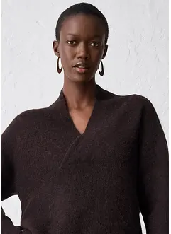 Genser i varmende alpakkamiks, bonprix