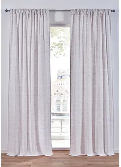 Jacquardvevd gardin i økologisk bomull (1-pack), bonprix