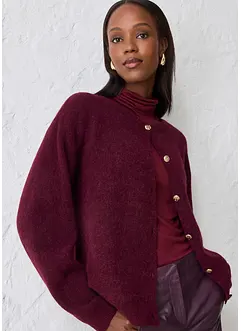 Cardigan i varmende alpakkaull-miks, bonprix