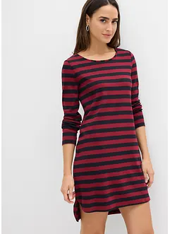 Kjole med forlenget bakstykke, av 100% fast bomull, bonprix