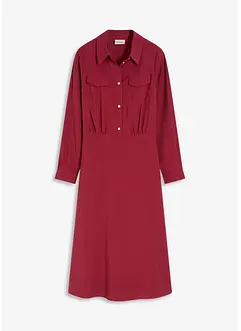 Kjole med skjortekrage, bonprix