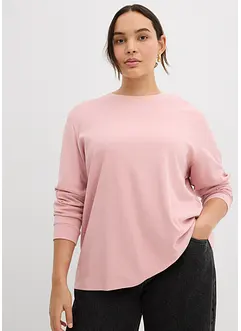 Langermet topp i 100% økologisk bomull, bonprix