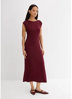 Finstrikket kjole av viskosemiks, bonprix