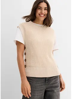Strikket vest, bonprix