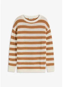 Oversized genser i 100% bomull, bonprix