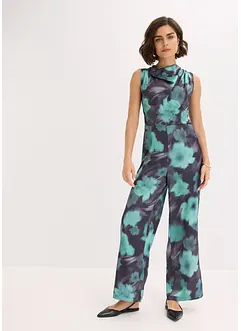 Jumpsuit i lett sateng, bonprix