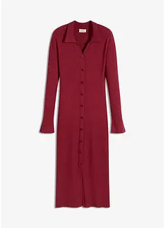 Strikket kjole i myk viskosemiks, bonprix