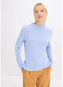 Topp i ribbemateriale og smal modell, bonprix