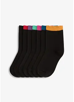 Sokker med økologisk bomull (7-pack), bonprix