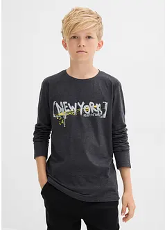 Langermet topp med print, bonprix