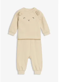 Joggedress med økologisk bomull (2-delt sett), bonprix