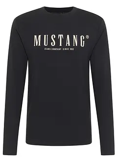 Langermet topp "Asheville" i 100% bomull fra Mustang, Mustang Jeans